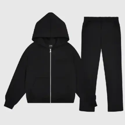 Black Carsicko Core Zip-Up Tracksuit