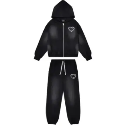 Black Carsicko Le Fade Zip-Up Tracksuit