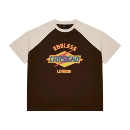 Brown/Cream Carsicko London FTP T-Shirts