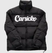 Carsicko Logo Puffer Jacket – (BLACK)