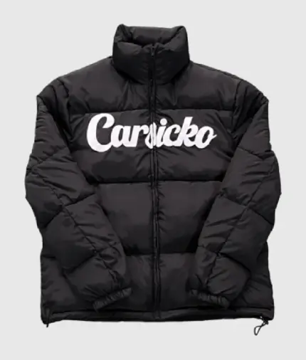 Carsicko Logo Puffer Jacket – (BLACK)