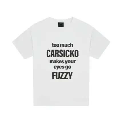 White Carsicko Ftp Fuzzy Tee