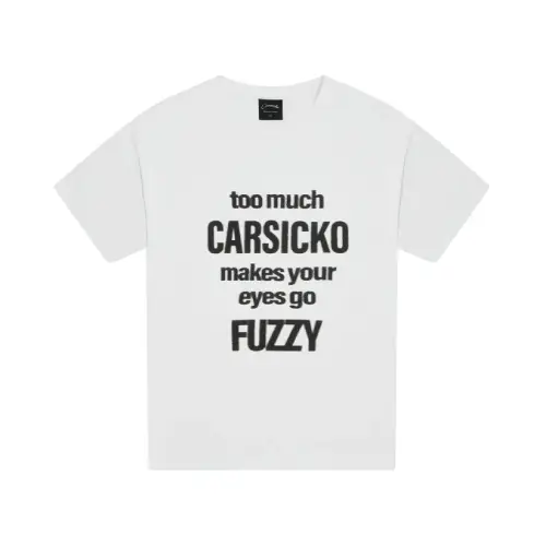 White Carsicko Ftp Fuzzy Tee