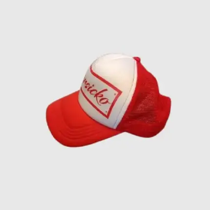 White/Red Carsicko Logo Baseball Hat